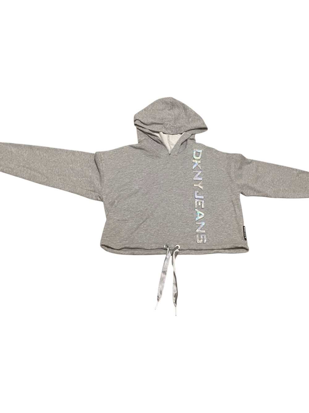DKNY Hooded Cropped Sweatshirt